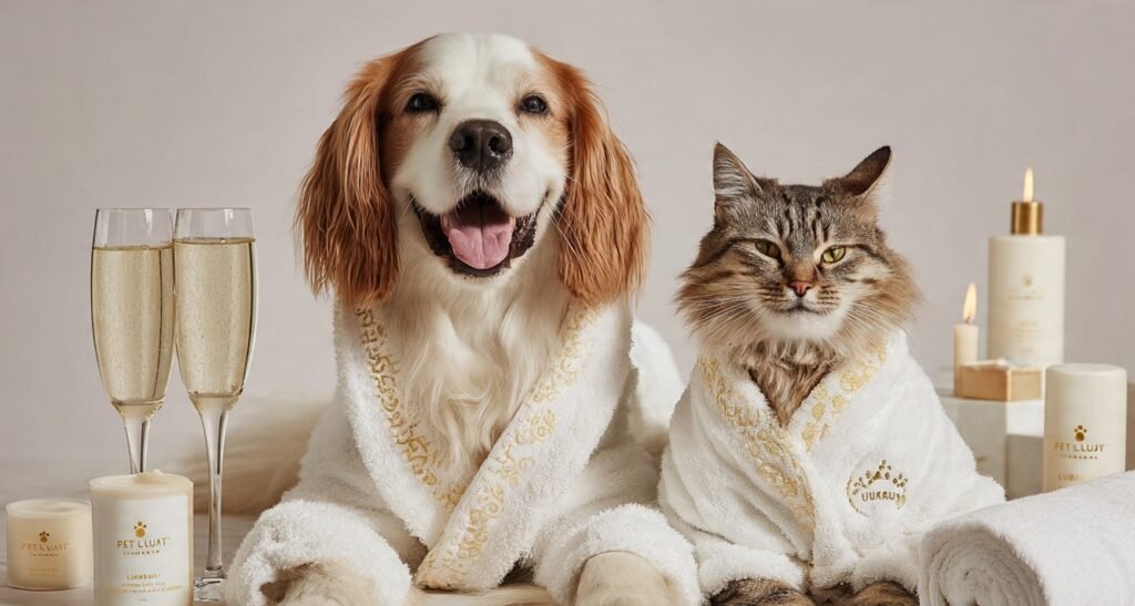 Pe Luxury spa grooming cat dog supplies shampoo brush
