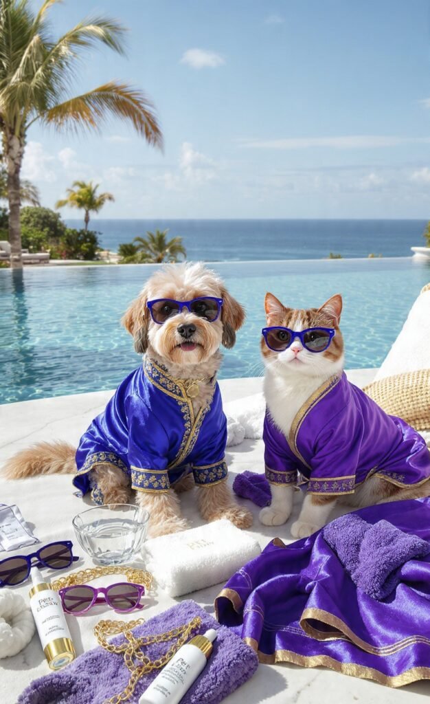 Pet Luxury pool clothing toys food treats 887