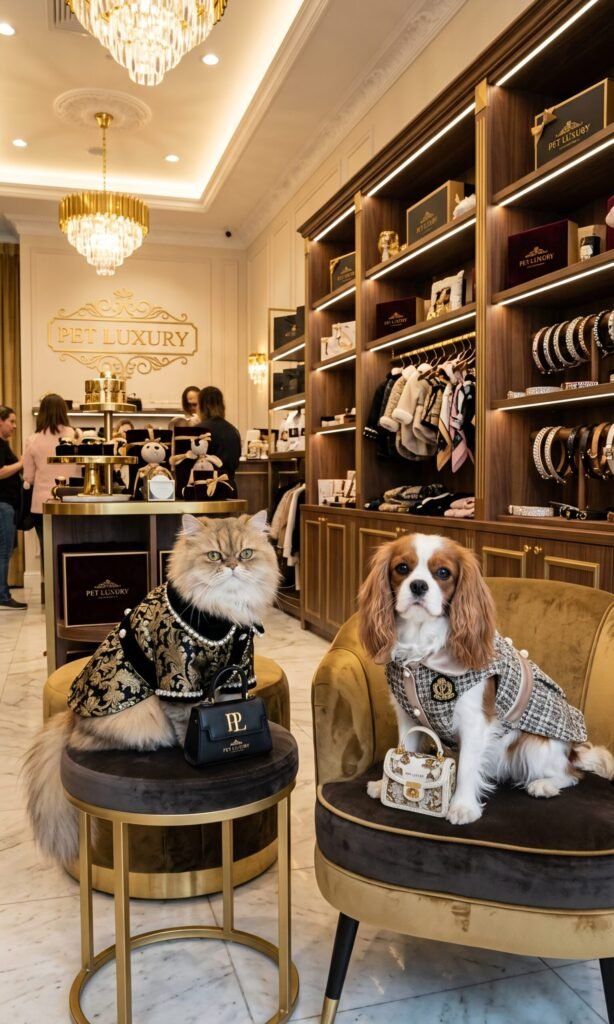 Pet Luxury shop dog and cat clothing food accessories beds treats supplements and grooming essentials 1. 7
