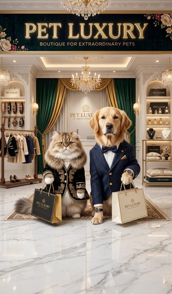 Pet Luxury shop dog and cat clothing food accessories beds treats supplements and grooming essentials 18 9