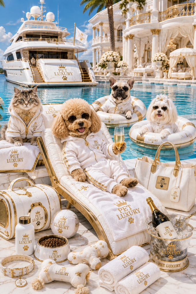 Pet Luxury shop sa products dog and cat clothing food supplements toys beds and jackets