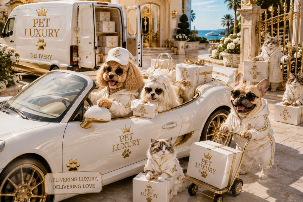 Pet Luxury shop sa products dog and cat clothing food supplements toys beds and jackets delivery
